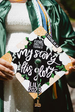 Load image into Gallery viewer, My Story - Yellow Flowers Graduation Topper