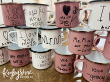 Load image into Gallery viewer, Pink Handwriting Mug