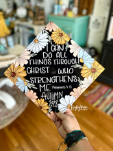 Load image into Gallery viewer, Flowers - Sunflower Daises - Graduation Topper