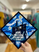 Load image into Gallery viewer, Night Sky - Inspired Art Graduation Topper