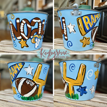 Load image into Gallery viewer, Handpainted Buckets - Easter - Nonseasonal - Halloween- Christmas - Birthday - MORE