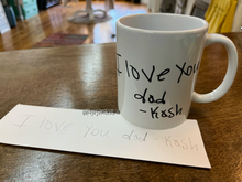 Load image into Gallery viewer, Ceramic Handwriting Mug