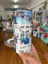 Load image into Gallery viewer, Handwriting / Collage Tumbler