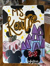 Load image into Gallery viewer, Customizable Handpainted Teacher Clipboard