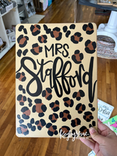 Load image into Gallery viewer, Leopard/Cheetah Print Clipboard