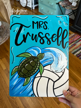 Load image into Gallery viewer, Customizable Handpainted Teacher Clipboard