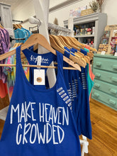 Load image into Gallery viewer, Make Heaven Crowded Razor Back Tank Top
