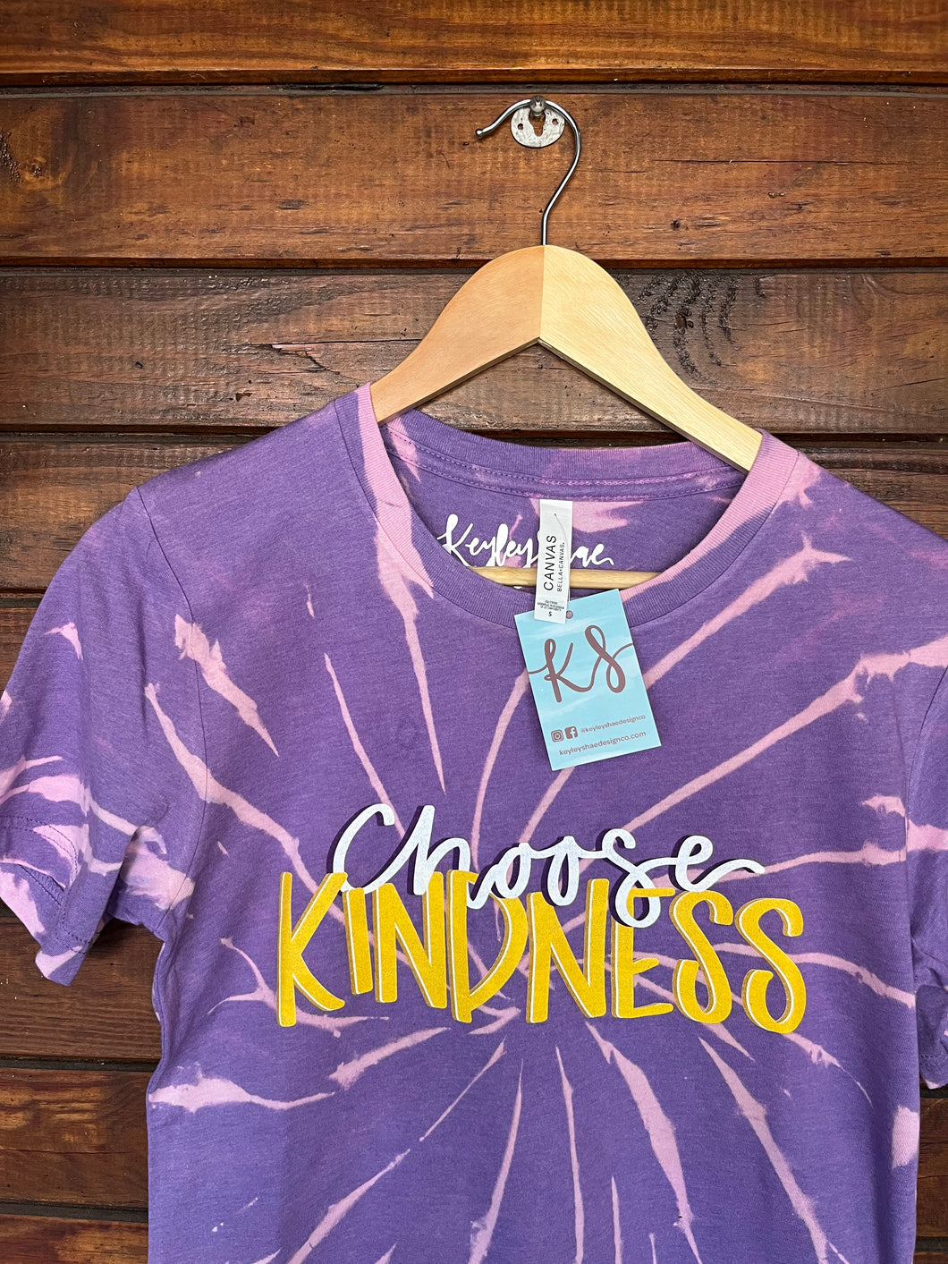 Choose Kindness Tie Dye Tee Shirt