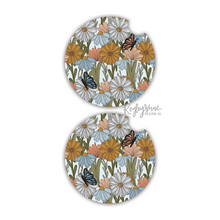 Load image into Gallery viewer, Car Coasters - Flowers - Set of 2
