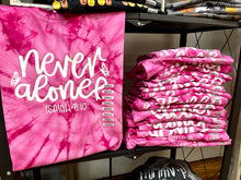 Load image into Gallery viewer, Never Alone - Breast Cancer Awareness Tee
