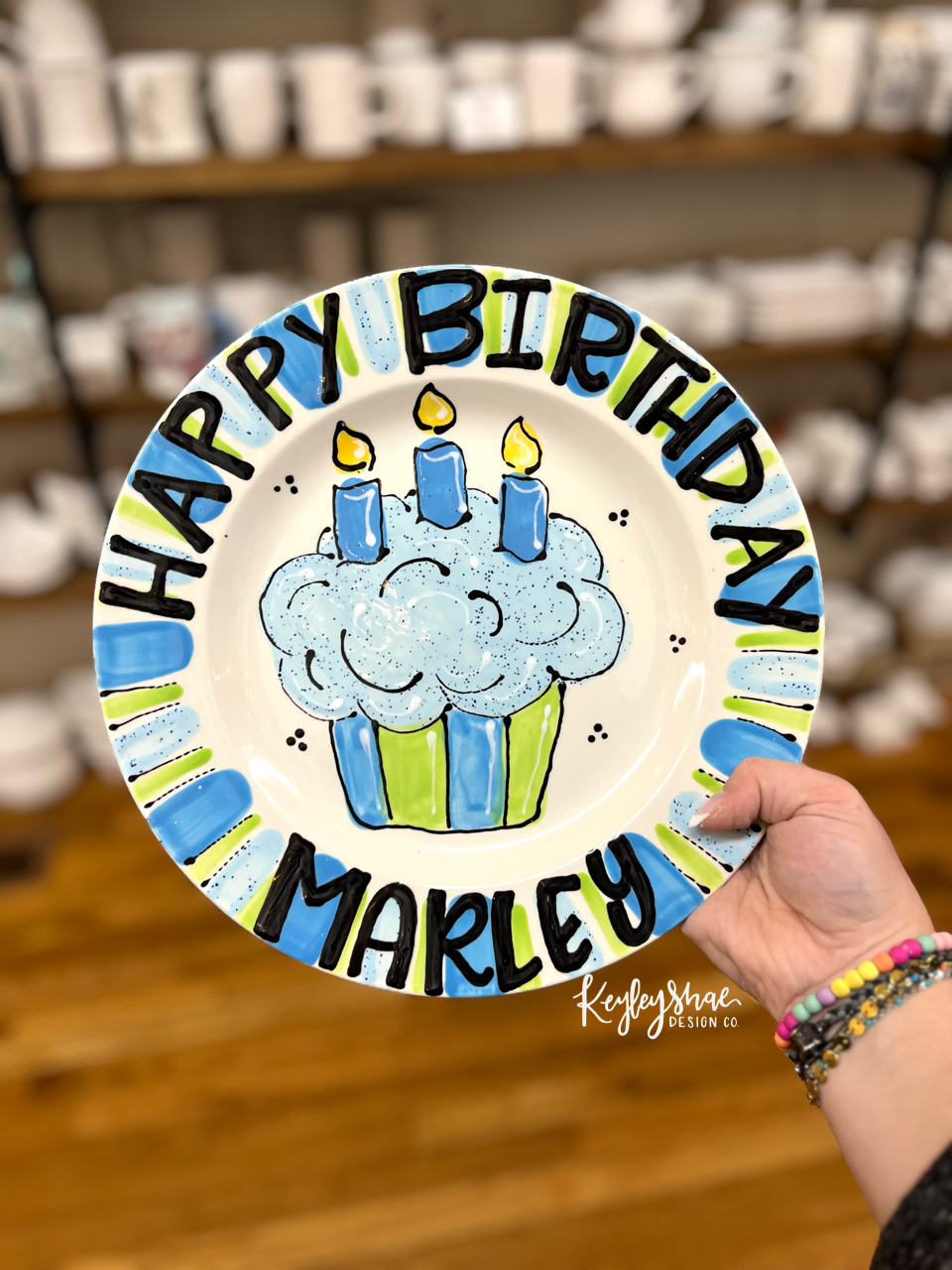 Handpainted Birthday Plate - Boy Birthday