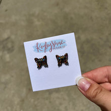 Load image into Gallery viewer, Butterfly Stud Earrings
