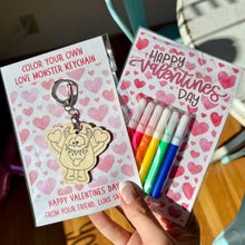 Load image into Gallery viewer, Monster Keychain - Valentine's Gift
