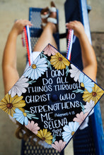 Load image into Gallery viewer, Flowers - Sunflower Daises - Graduation Topper
