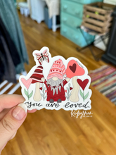 Load image into Gallery viewer, Gnome Hearts - Waterproof Sticker
