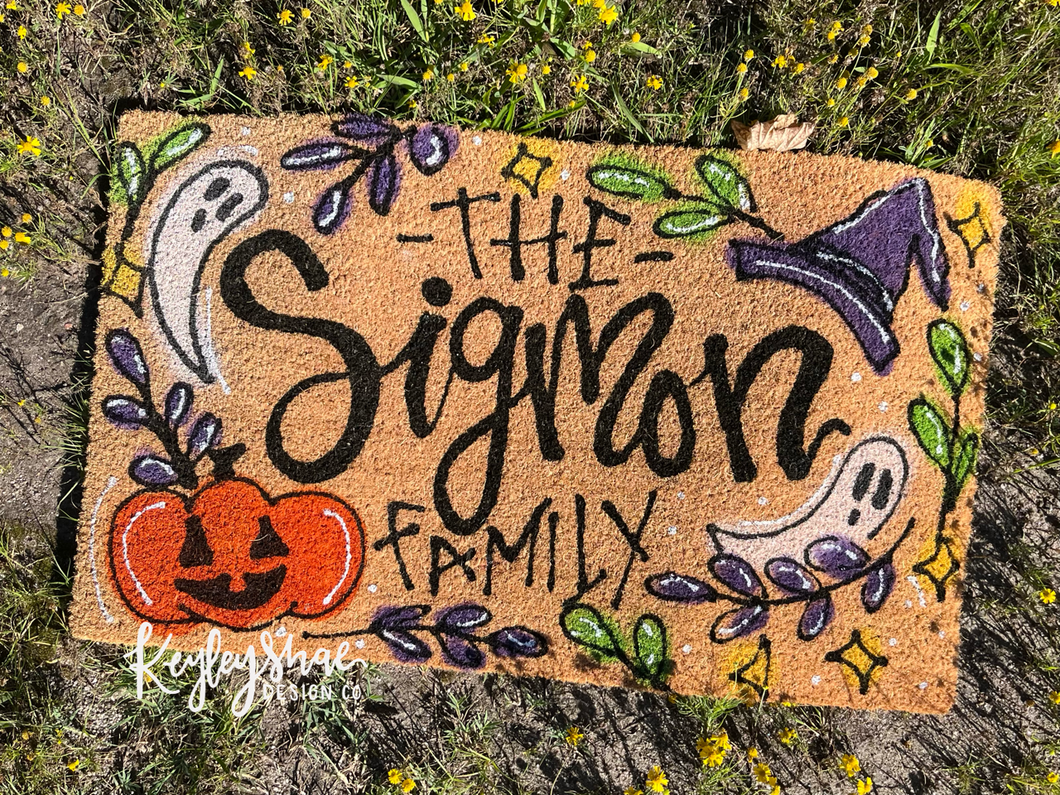 Halloween Door Mat