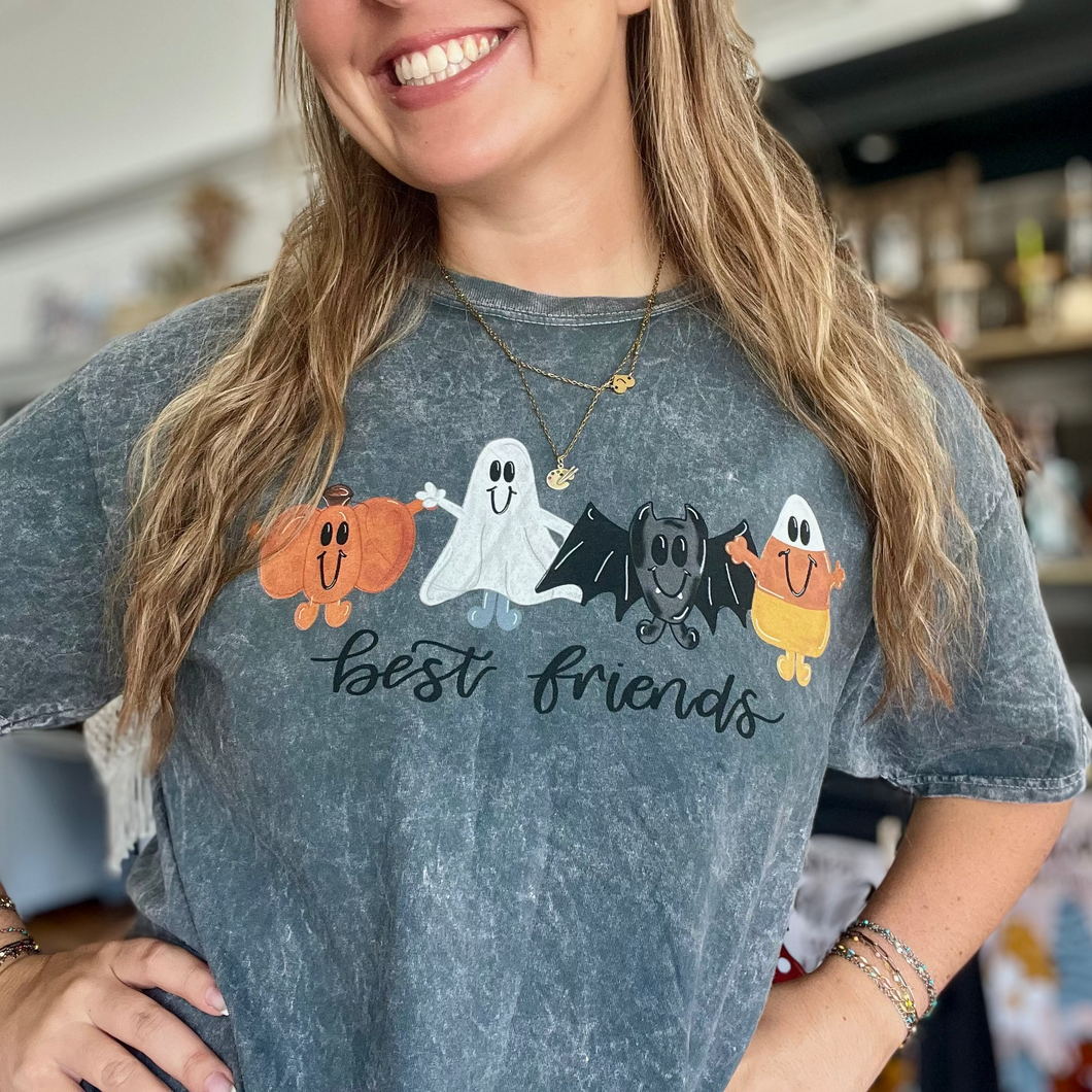 Best Friends - Mineral Wash Tee - Halloween