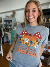 Load image into Gallery viewer, My Favorite Season - Mushroom and Pumpkin - Mineral Wash Tee

