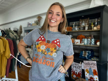 Load image into Gallery viewer, My Favorite Season - Mushroom and Pumpkin - Mineral Wash Tee
