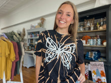 Load image into Gallery viewer, Butterfly - Black Tie Dye
