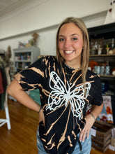 Load image into Gallery viewer, Butterfly - Black Tie Dye

