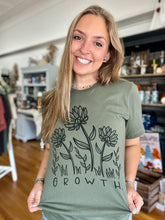 Load image into Gallery viewer, Growth - Military Green Bella Canvas

