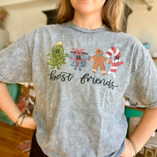 Load image into Gallery viewer, Christmas Best Friends Mineral Wash Tee
