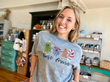 Load image into Gallery viewer, Christmas Best Friends Mineral Wash Tee
