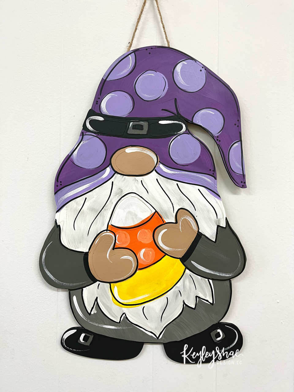 19inch Handpainted Gnome Door Hanger