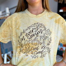 Load image into Gallery viewer, In Every Season - Yellow Tie Dye - Comfort Color
