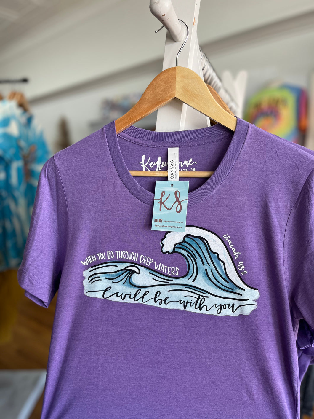 Wave Purple Tee Shirt