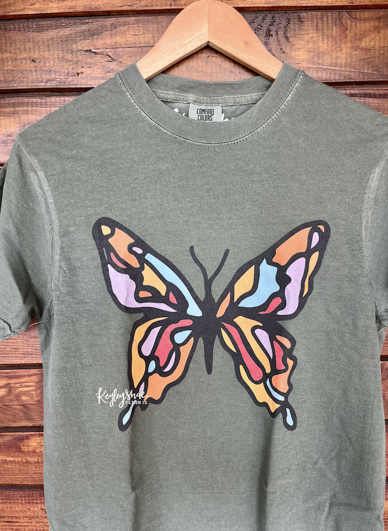 Buy Butterfly Print Crew-Neck T-shirt Online At Best Prices In India - Foto 8