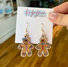 Load image into Gallery viewer, Gingerbread Dangle Earrings
