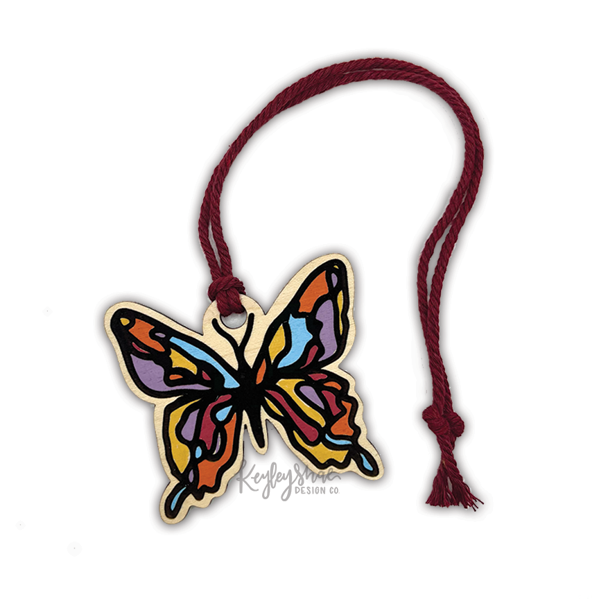 Butterfly Car Mirror Hanger - Ornament