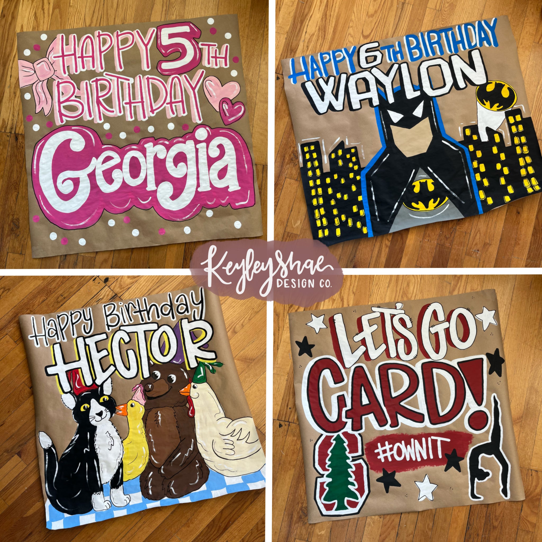 Keyley Handpainted Custom Banner - Created for Any Event – Keyley Shae Design Co