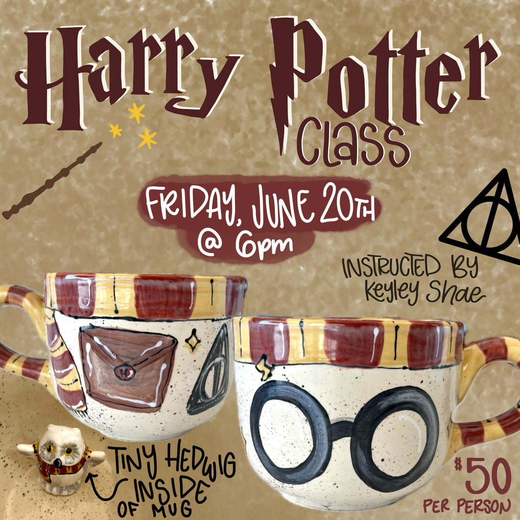 Harry Potter Mug Class - June 20th @6pm