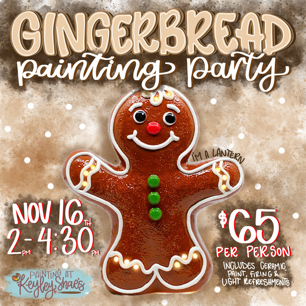 Gingerbread Lantern Party - Sunday Nov, 16th @2-4:30pm