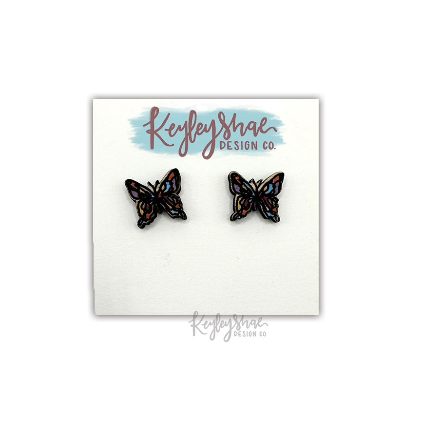 Butterfly Stud Earrings