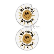 Load image into Gallery viewer, Car Coasters - You Are My Sunshine - Set of 2
