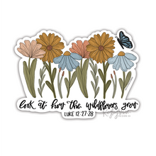 Load image into Gallery viewer, Look At How The Wildflowers Grow - Waterproof Sticker
