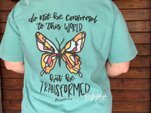 Load image into Gallery viewer, Be Transformed Butterfly Comfort Color Shirt
