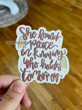 Load image into Gallery viewer, She Found Peace - Waterproof Sticker
