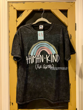 Load image into Gallery viewer, Human Kind Mineral Wash Tee Shirt
