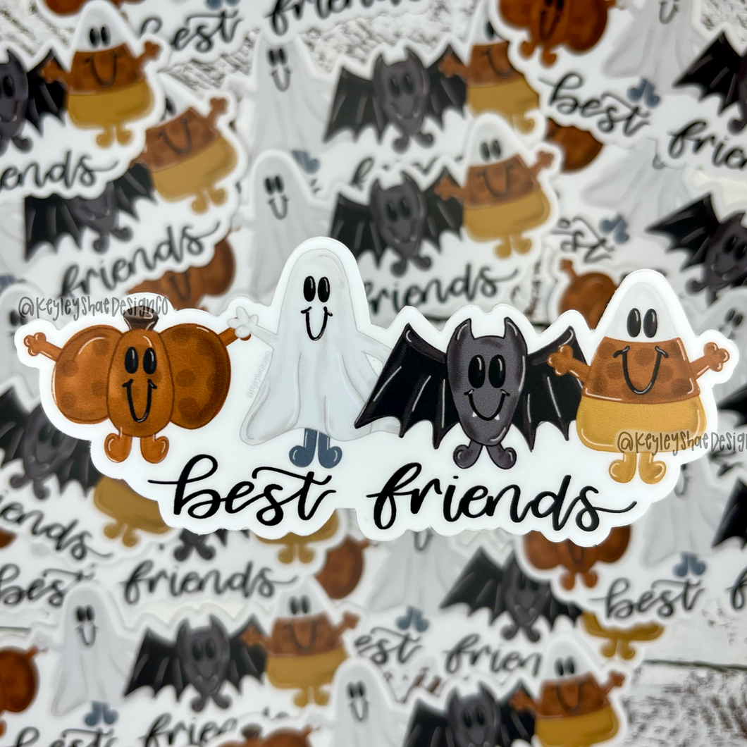 Best Friends Halloween Sticker