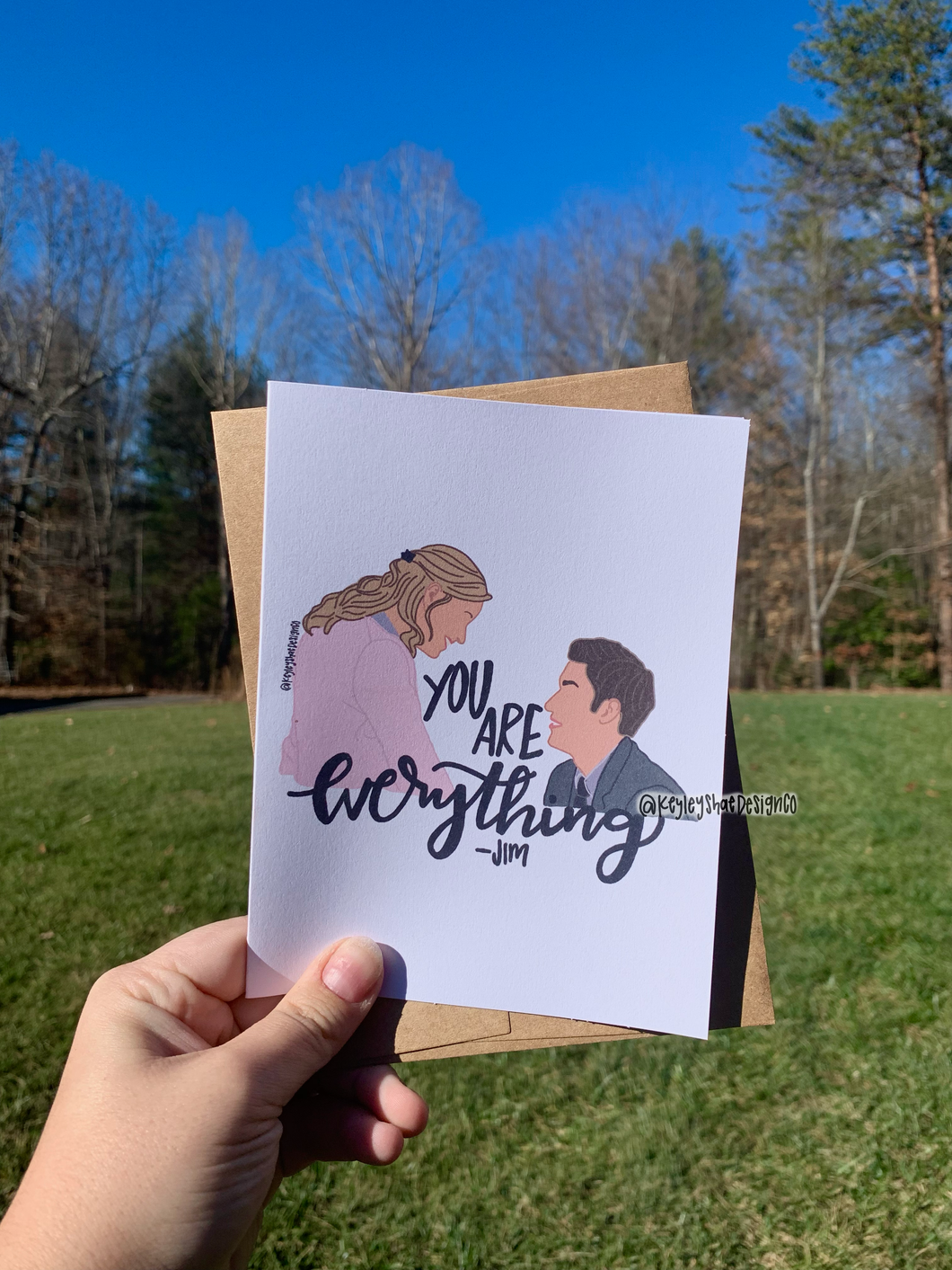 Jim and Pam Card