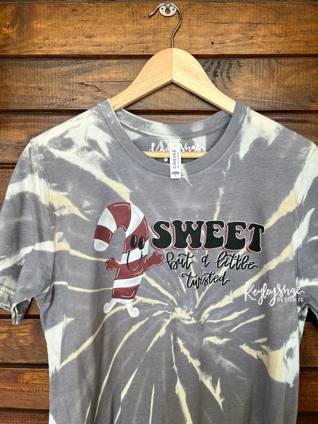 Sweet But A Little Twisted Bleached Tee