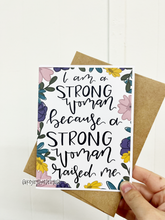 Load image into Gallery viewer, Strong Woman Card
