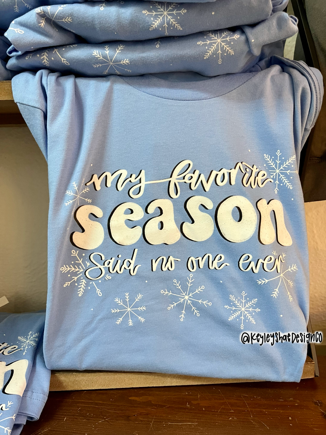 Winter - Said No One Ever - Long Sleeve - Blue