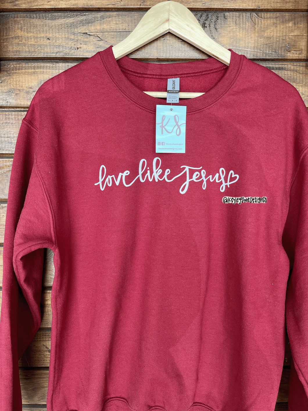 Love Like Jesus - Red Sweatshirt