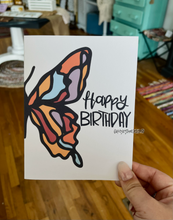 Load image into Gallery viewer, Happy Birthday Butterfly Card
